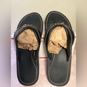 Dockers Men's Black Flip-Flops